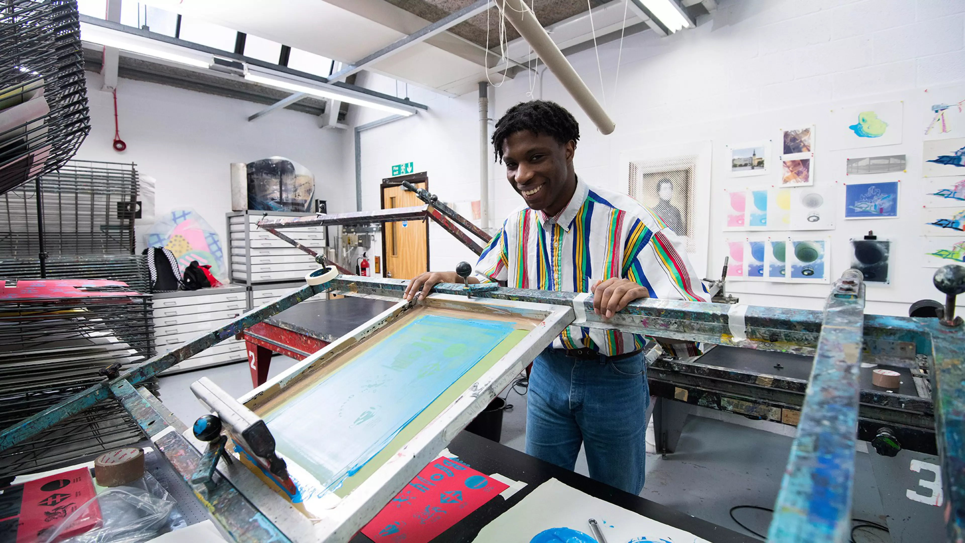 Printmaking studio