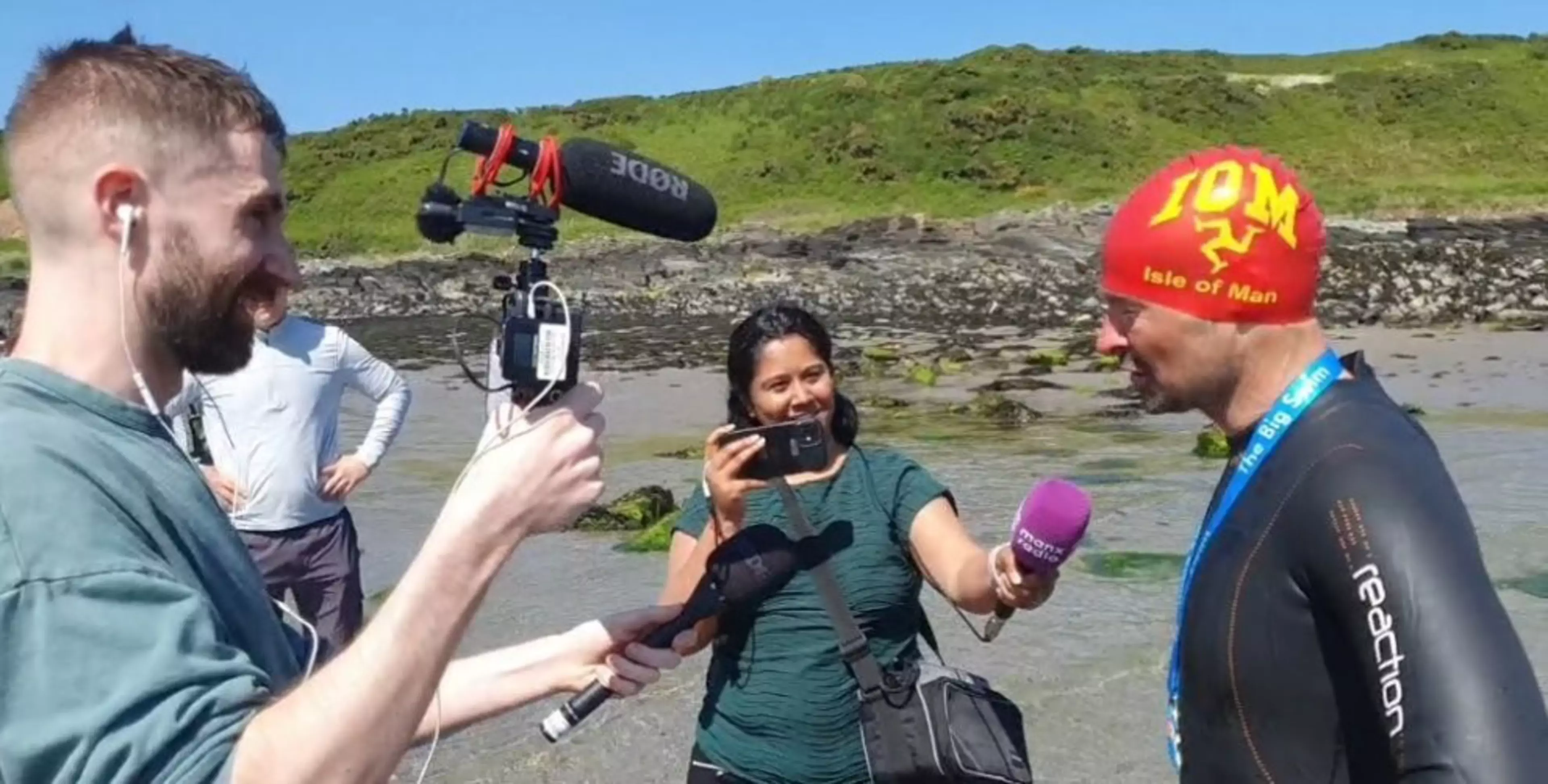 UCLan student becomes first person to swim from England to the Isle of Man