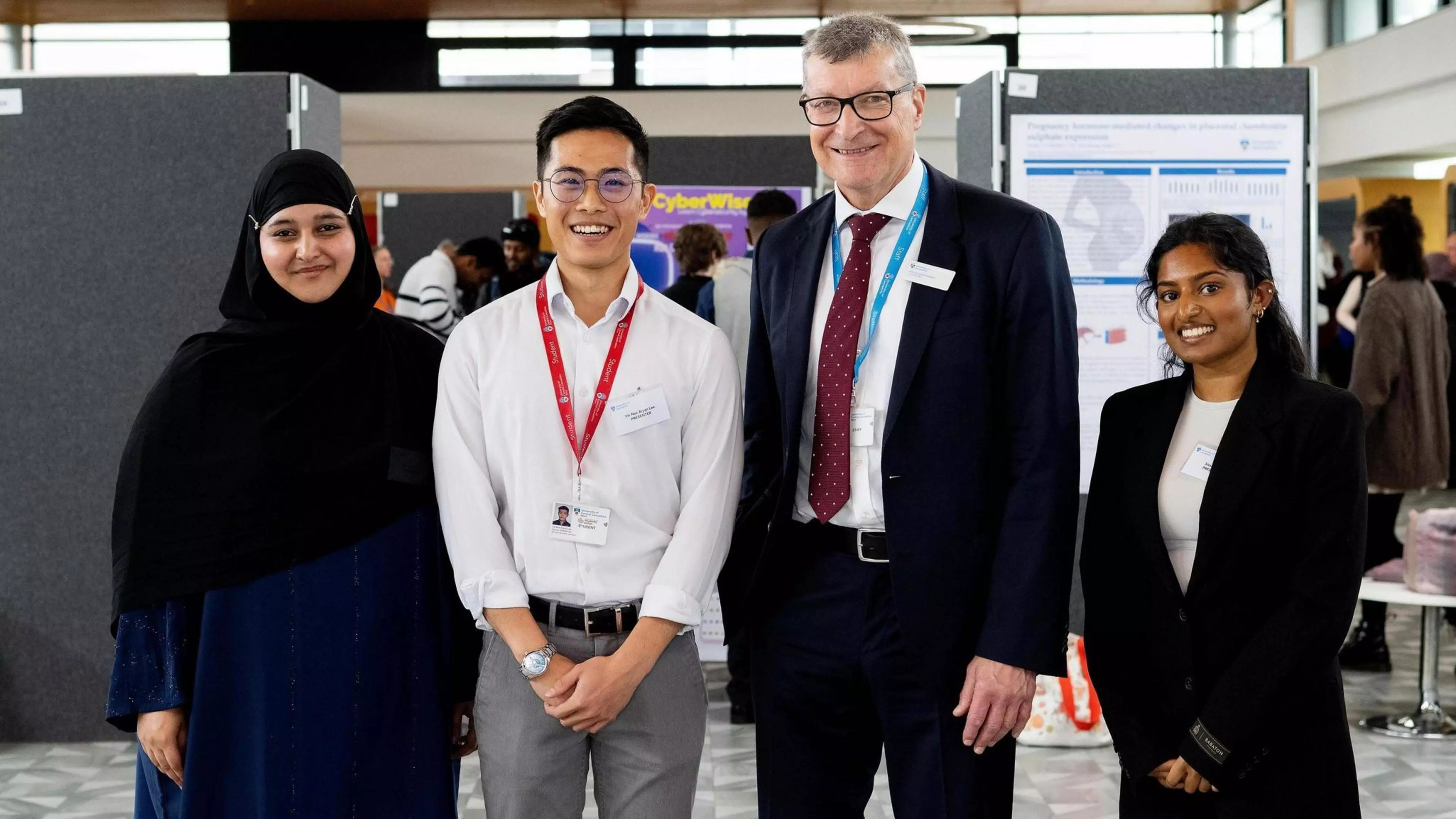 Undergraduate research students excel at poster exhibition