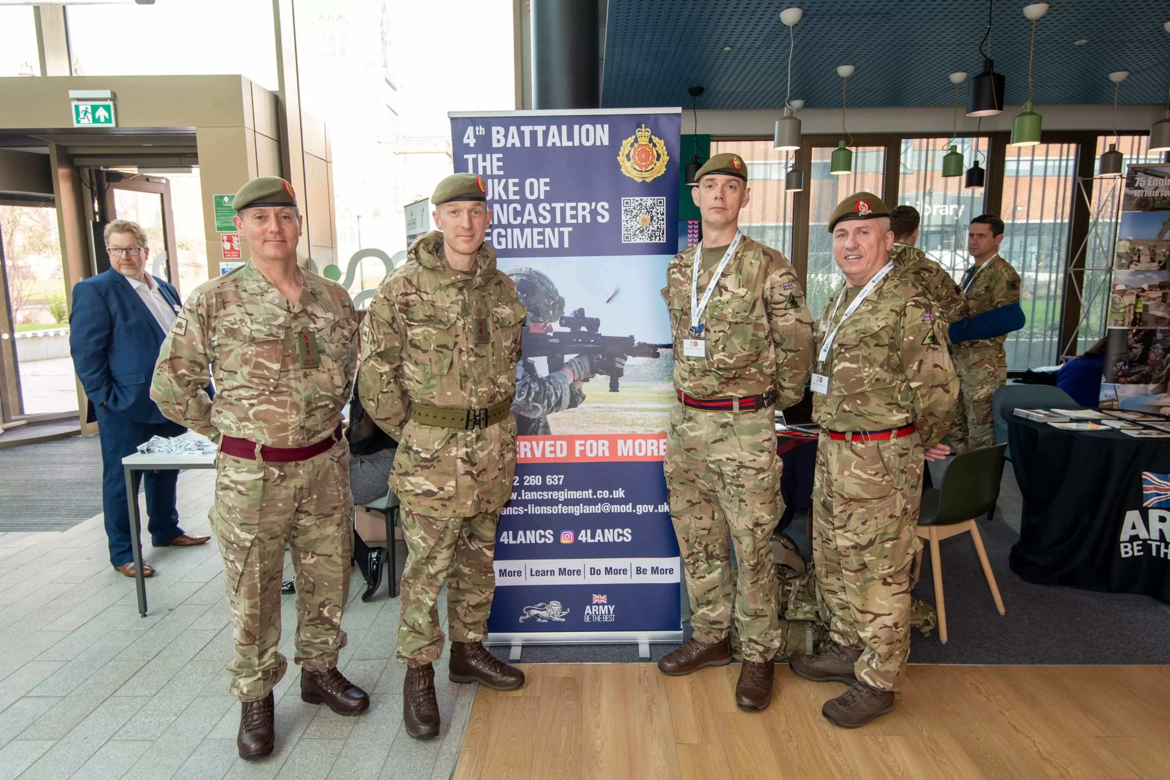 UCLan hosts match making job fair for local ex-forces personnel