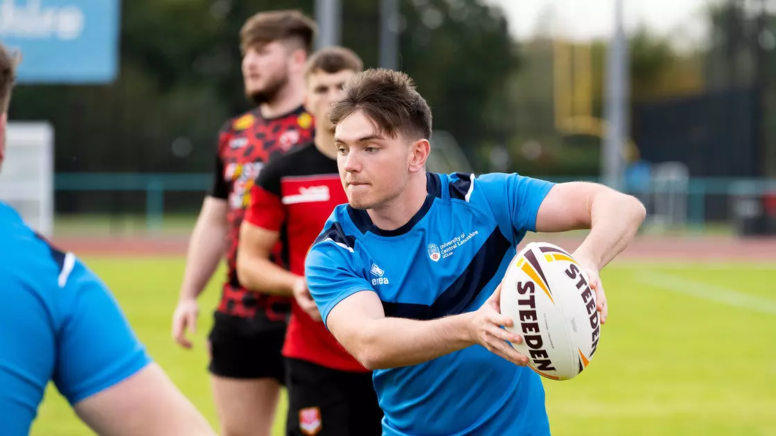 Matty coaches our rugby league team while studying his degree