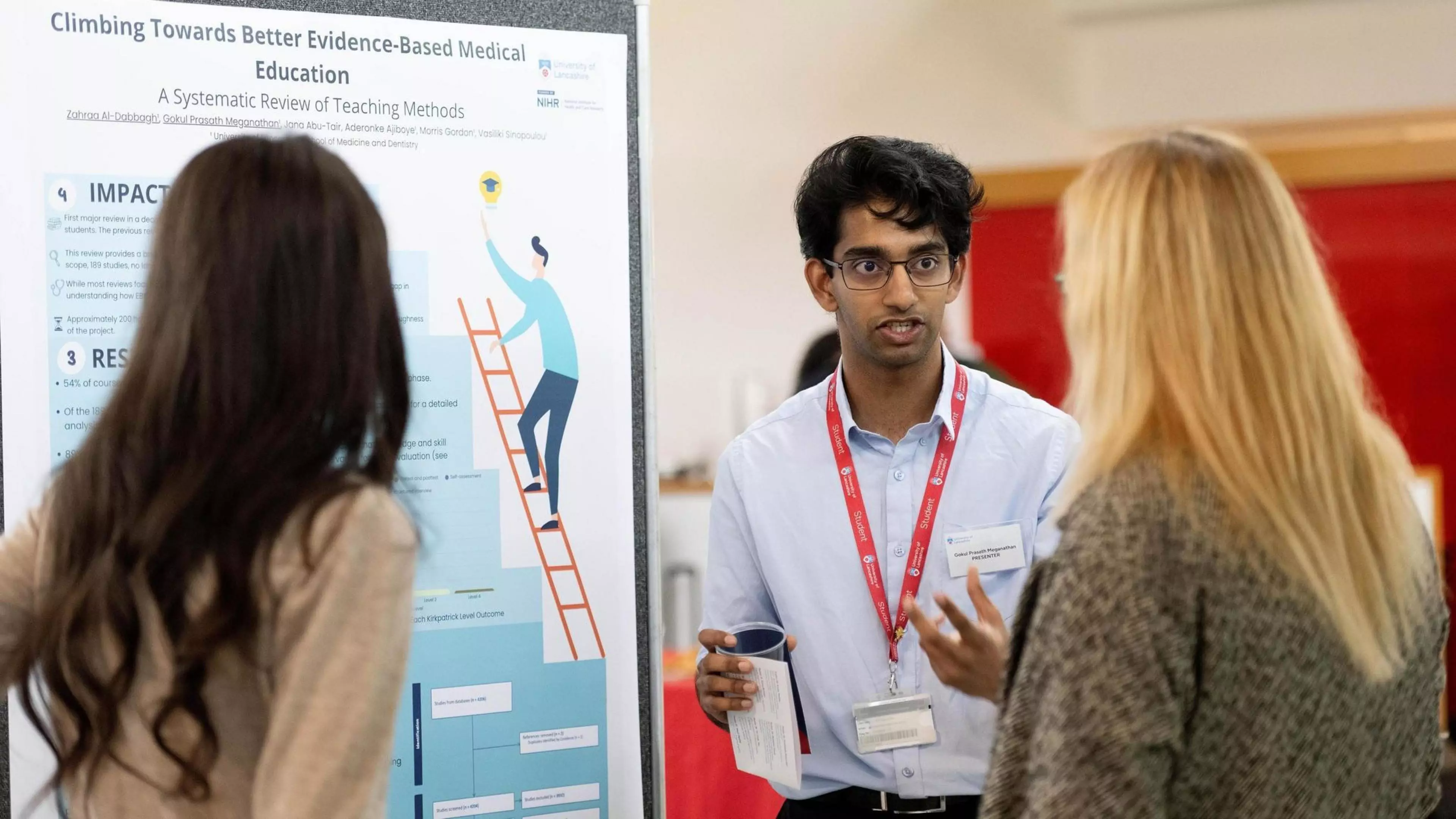 Undergraduate research students excel at poster exhibition