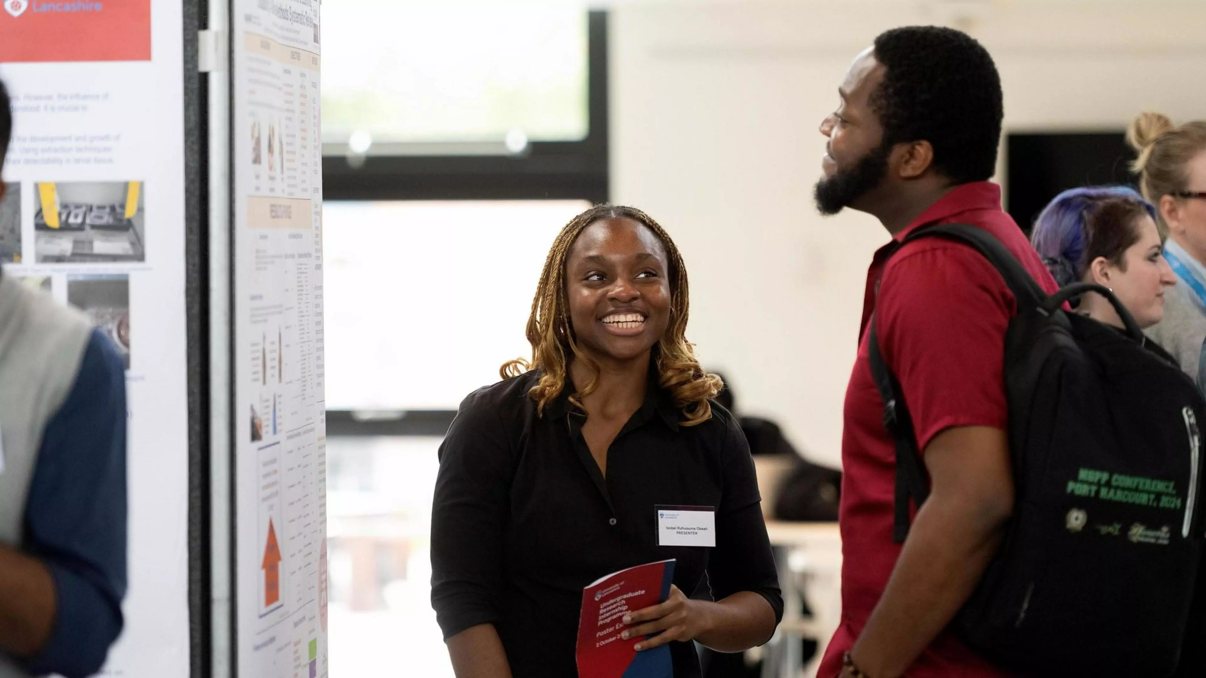 Undergraduate research students excel at poster exhibition