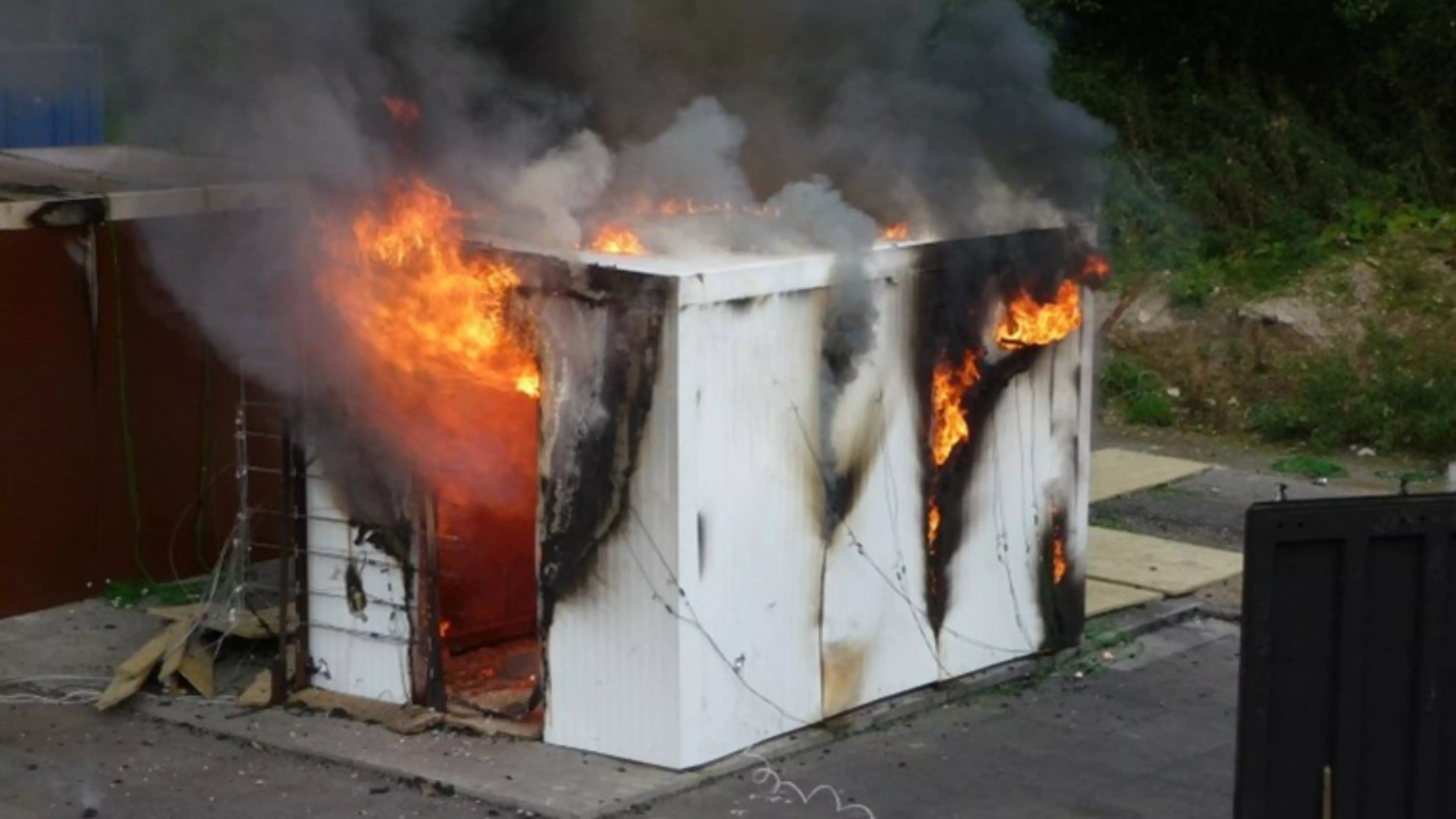 Large scale burn facilities