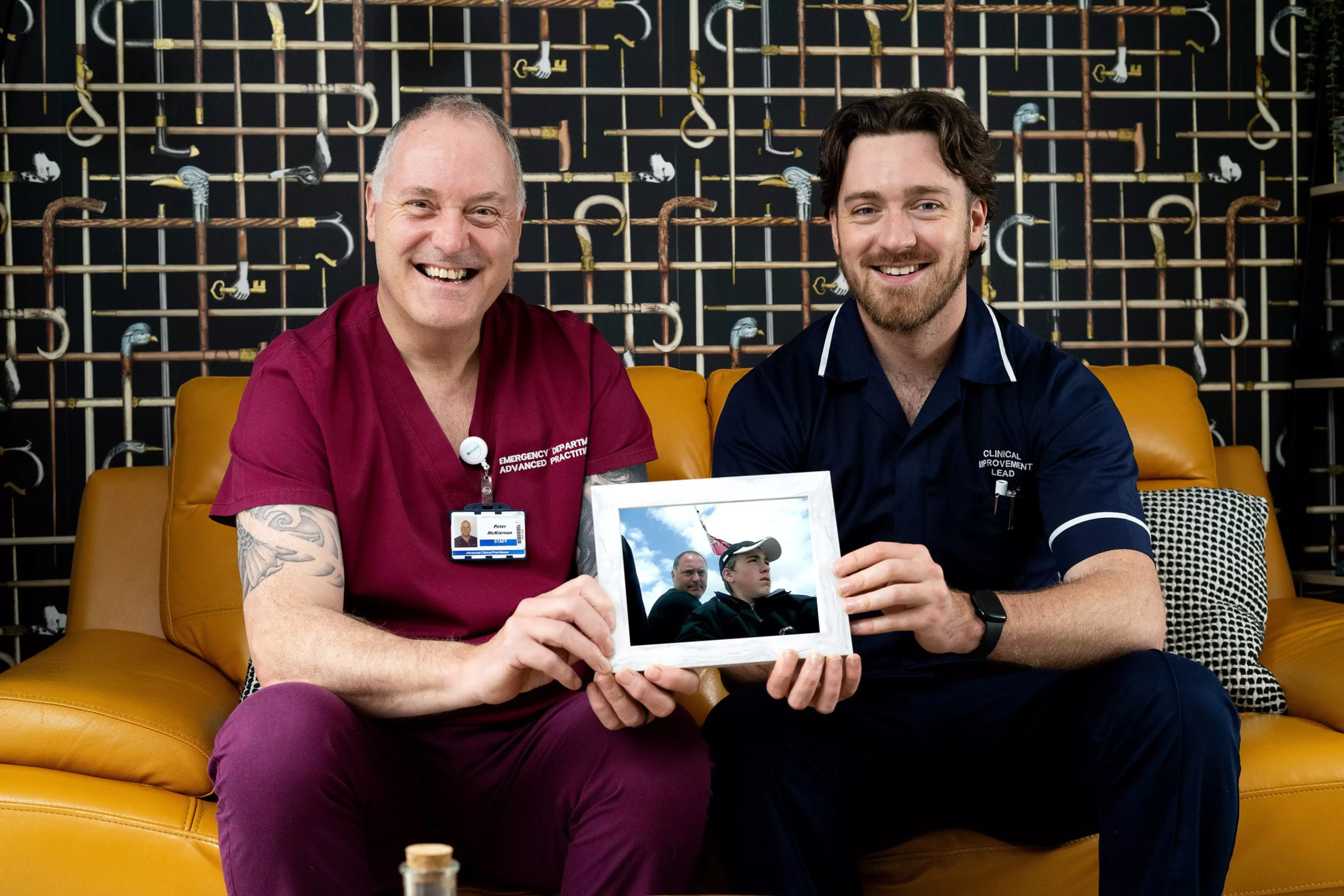 Like father like son – the Blackpool nurses who are keen to show that ...